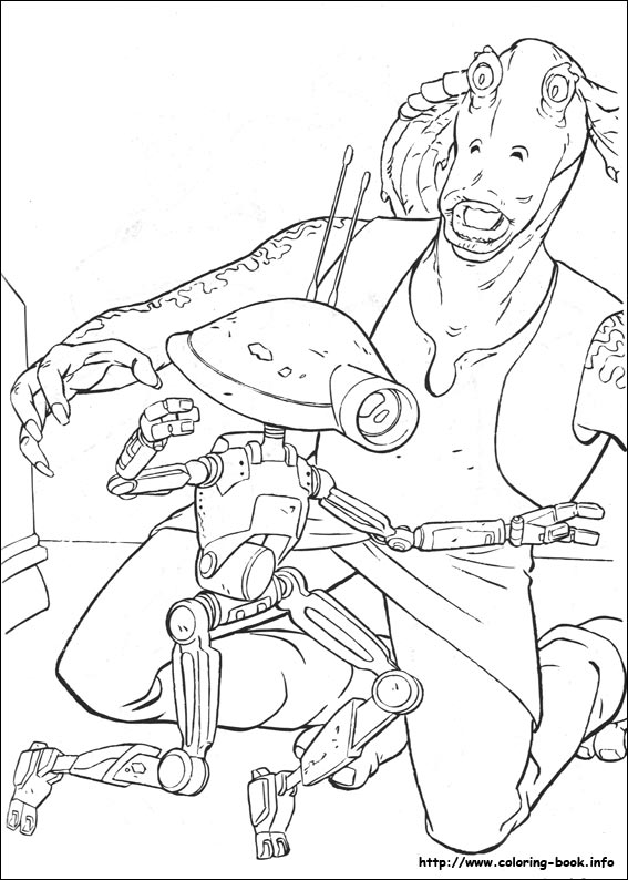 Star Wars coloring picture